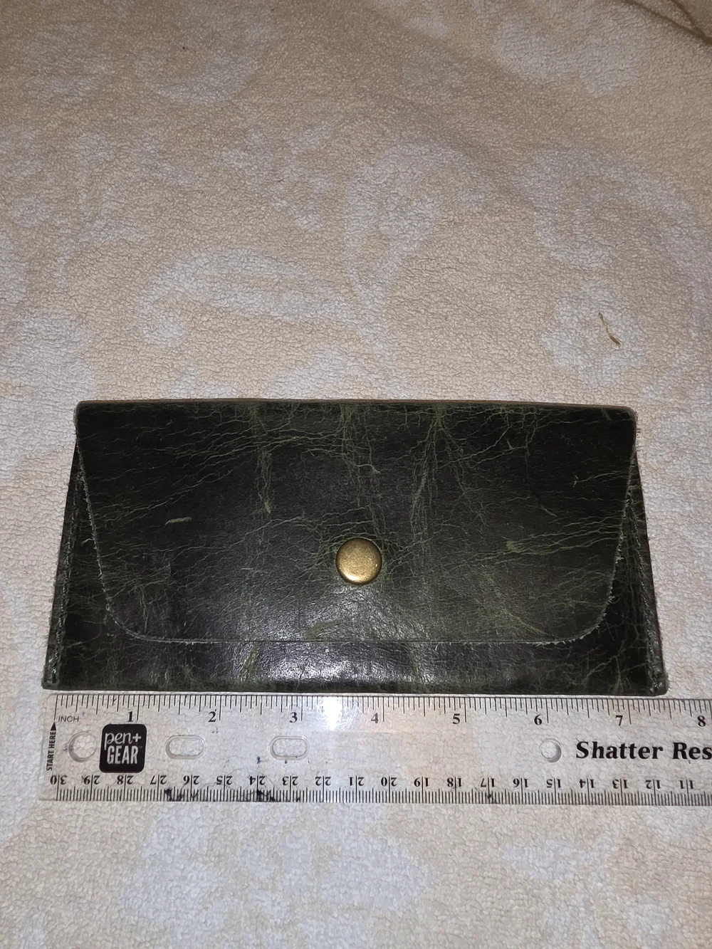 Dark Forest Green Cash Leather Wallet